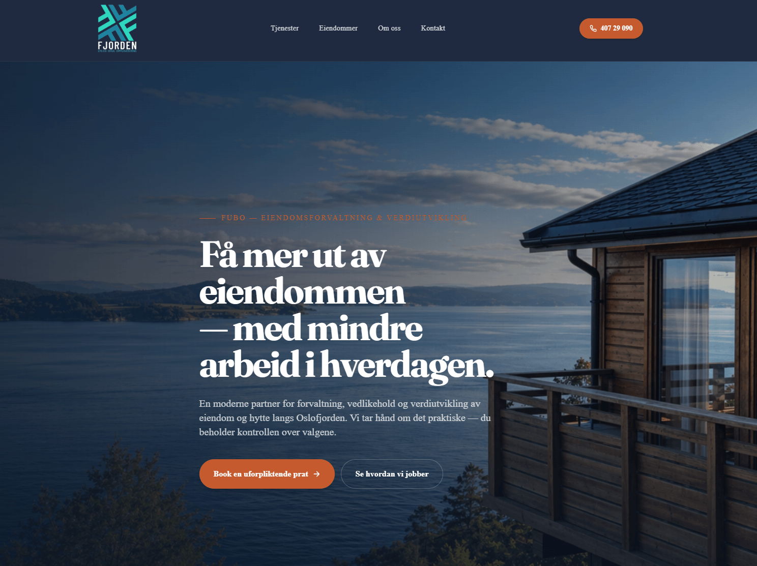 Skjermbilde av Fubo.no
