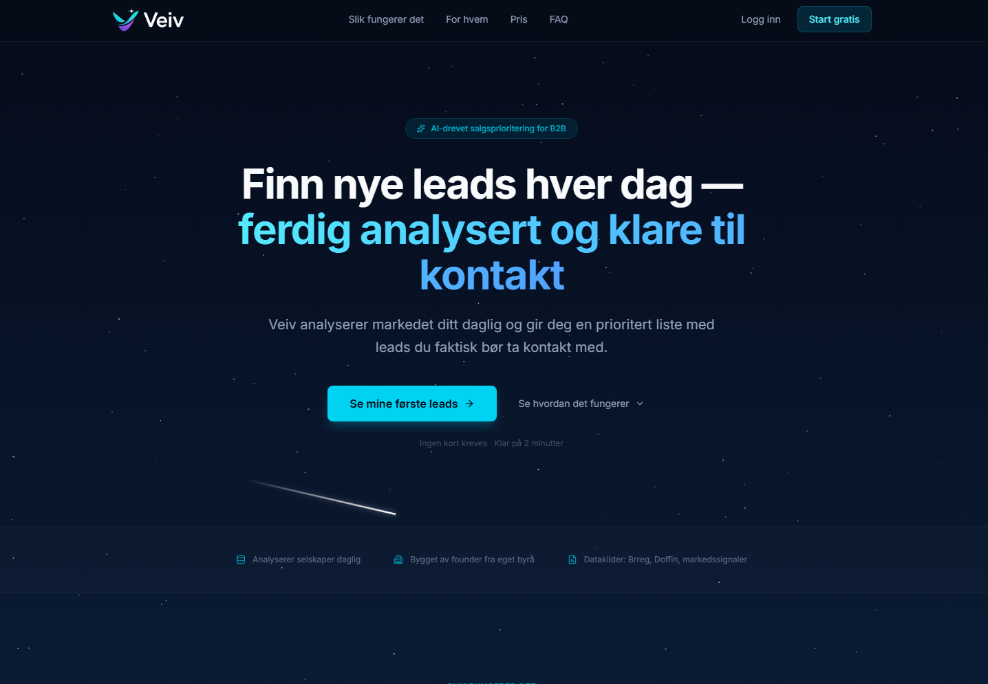 Skjermbilde av Veiv.app